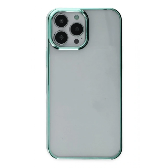 Apple iPhone 14 Pro Max Uyumlu Kılıf Element Silikon - Yeşil