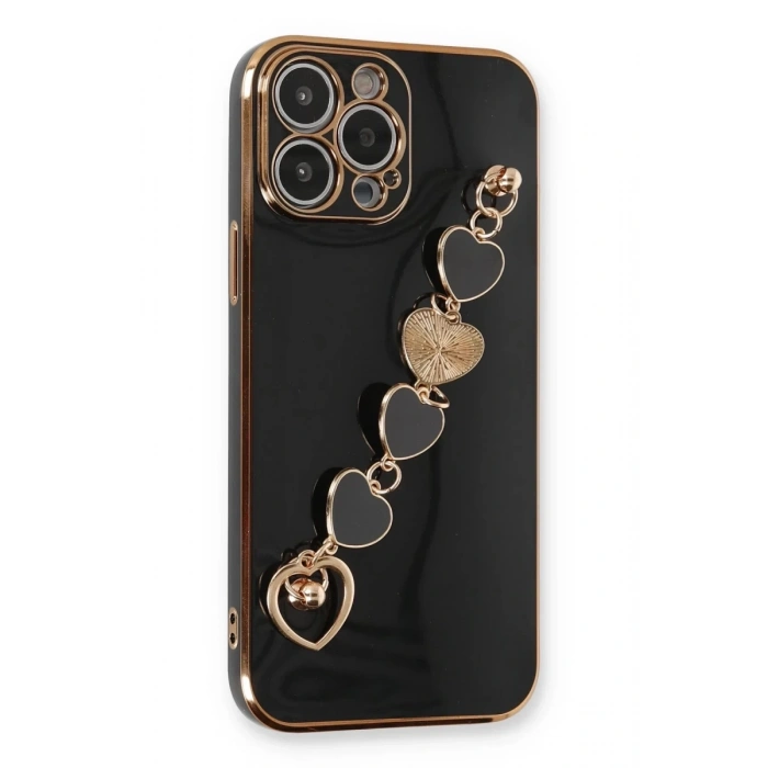 Apple iPhone 14 Pro Max Uyumlu Kılıf Esila Silikon - Siyah