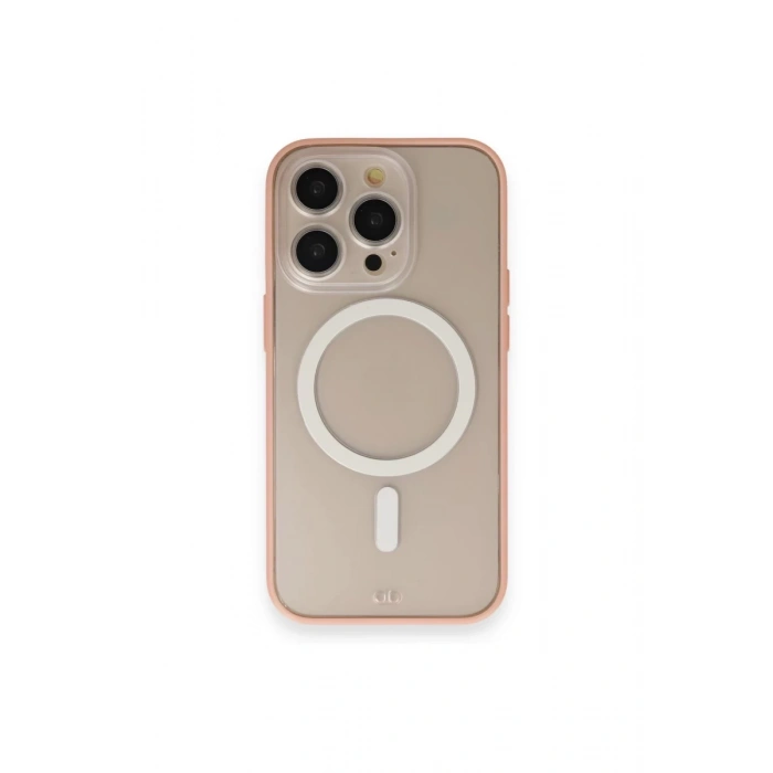 Apple iPhone 14 Pro Max Uyumlu Kılıf Grand Magneticsafe Kapak - Pembe