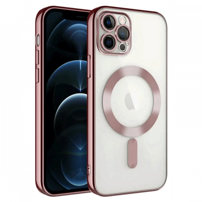 Apple iPhone 14 Pro Max Uyumlu Kılıf Kross Magneticsafe Kapak - Rose