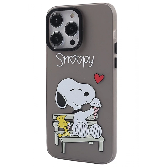 Apple iPhone 14 Pro Max Uyumlu Kılıf Prada Desenli Kapak - Prada Siyah - 2
