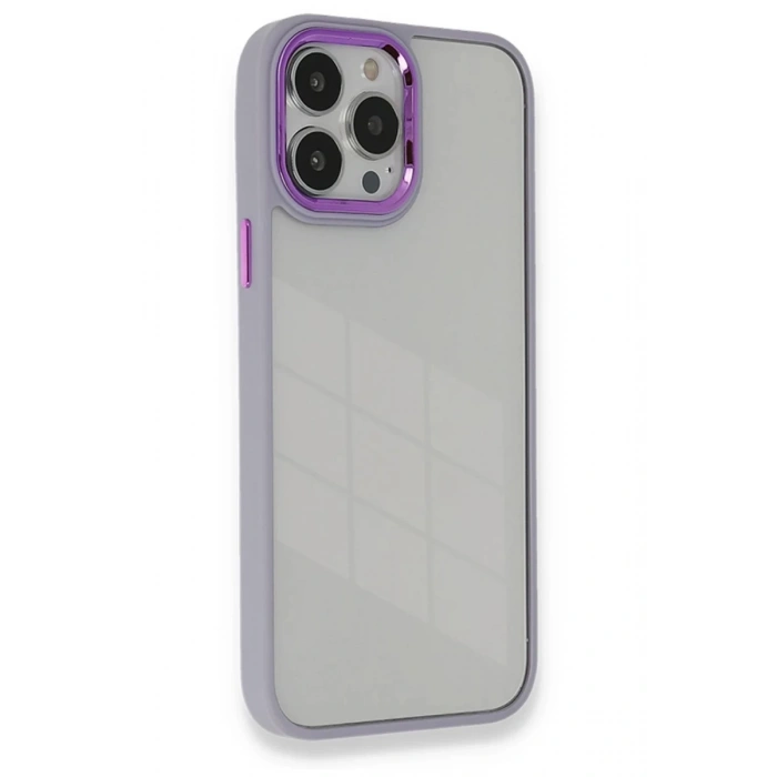 Apple iPhone 14 Pro Uyumlu Kılıf Dora Kapak - Lila