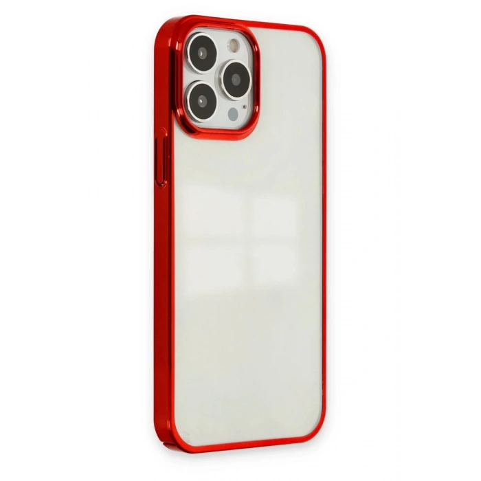 Apple iPhone 14 Pro Uyumlu Kılıf Element Silikon - Kırmızı