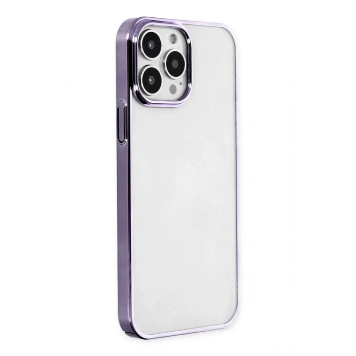 Apple iPhone 14 Pro Uyumlu Kılıf Element Silikon - Mor