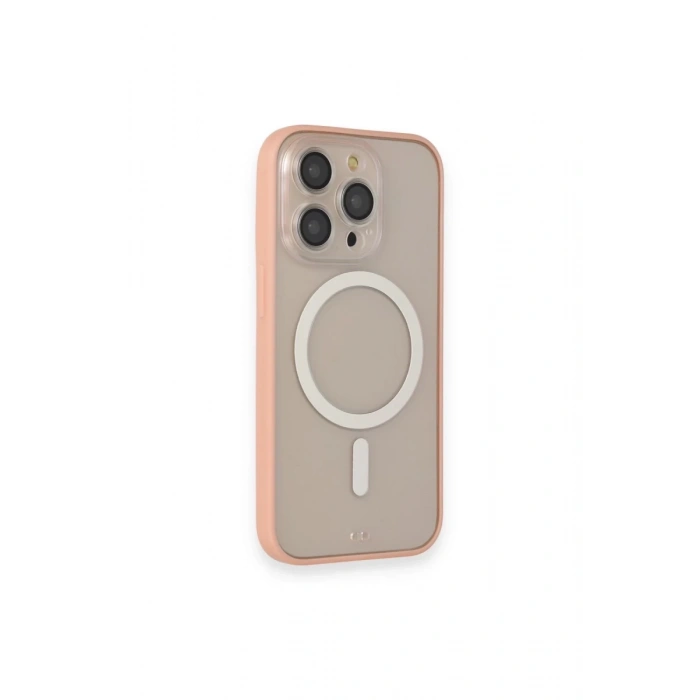 Apple iPhone 14 Pro Uyumlu Kılıf Grand Magneticsafe Kapak - Pembe