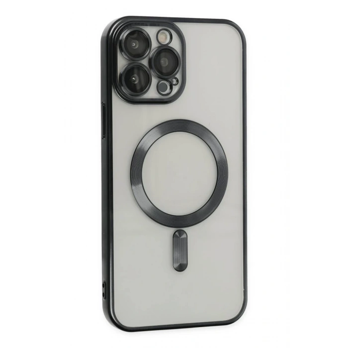 Apple iPhone 14 Pro Uyumlu Kılıf Kross Magneticsafe Kapak - Siyah