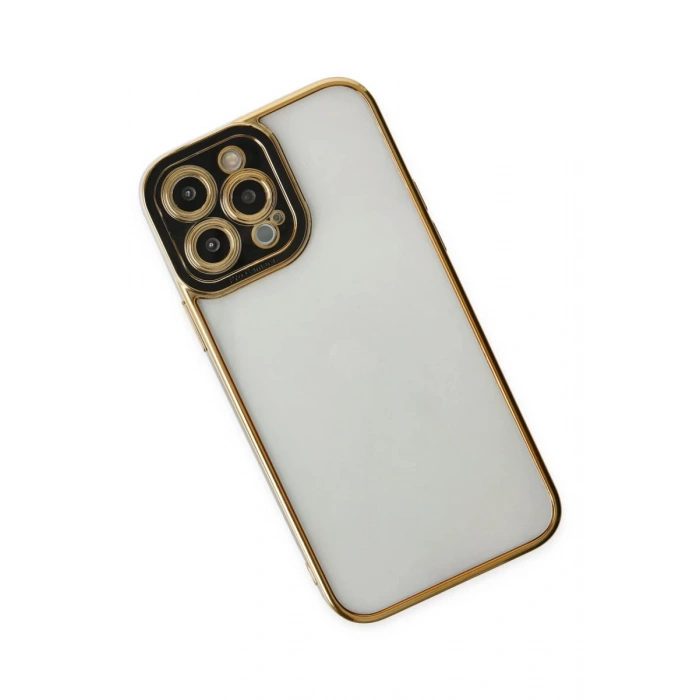 Apple iPhone 14 Pro Uyumlu Kılıf Liva Lens Silikon - Siyah