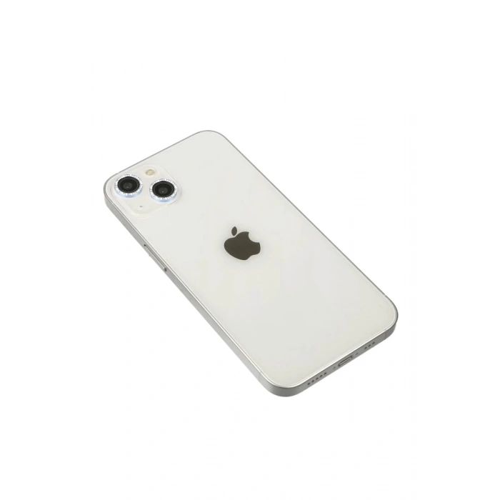 Apple iPhone 14 Uyumlu Diamond Kamera Lens - Sierra Blue