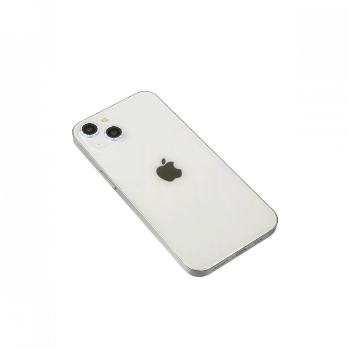 Apple iPhone 14 Uyumlu Diamond Kamera Lens - Sierra Blue