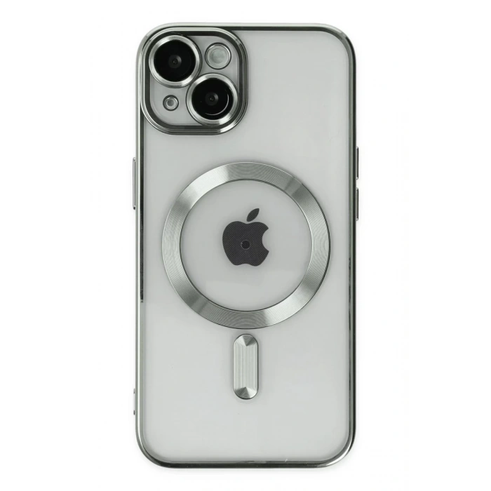 Apple iPhone 14 Uyumlu Kılıf Kross Magneticsafe Kapak - Gümüş