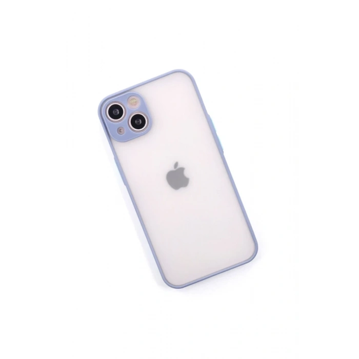 Apple iPhone 14 Uyumlu Kılıf Montreal Silikon Kapak - Gri