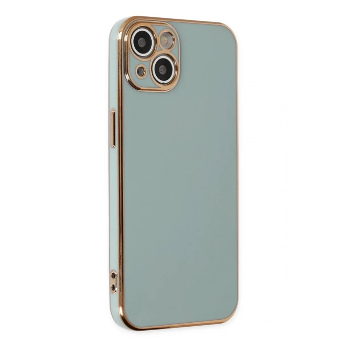 Apple iPhone 14 Uyumlu Kılıf Volet Silikon - Açık Yeşil