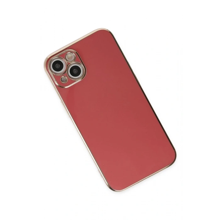 Apple iPhone 14 Uyumlu Kılıf Volet Silikon - Kırmızı
