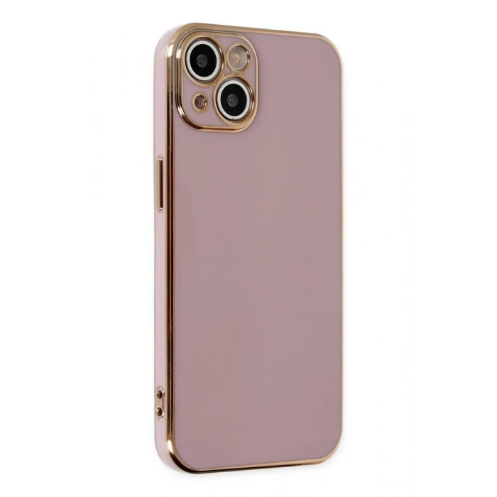 Apple iPhone 14 Uyumlu Kılıf Volet Silikon - Mor