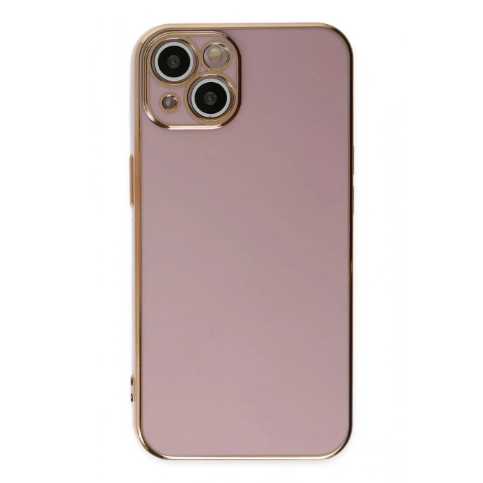 Apple iPhone 14 Uyumlu Kılıf Volet Silikon - Mor