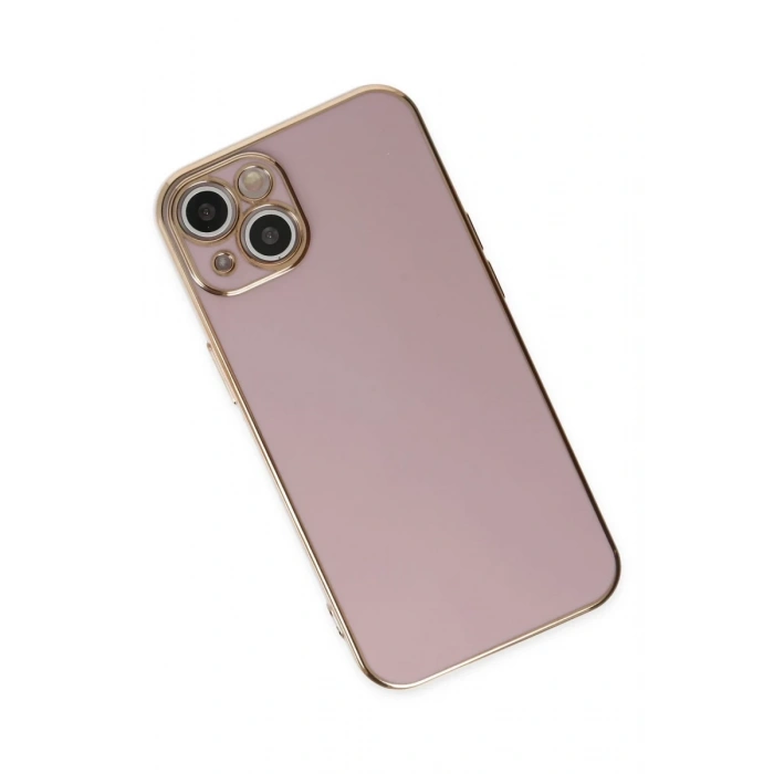 Apple iPhone 14 Uyumlu Kılıf Volet Silikon - Mor