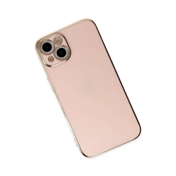 Apple iPhone 14 Uyumlu Kılıf Volet Silikon - Pembe