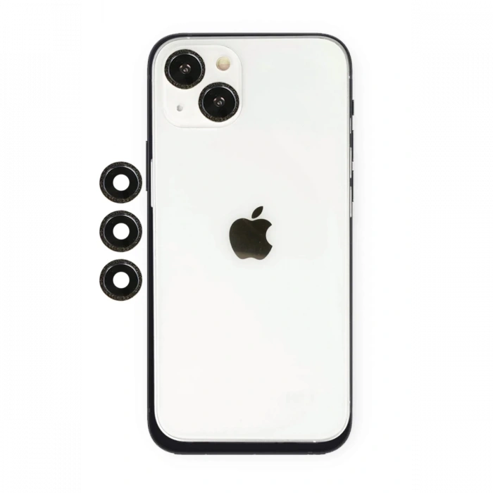 Apple iPhone 14 Uyumlu Shine Kamera Lens - Siyah