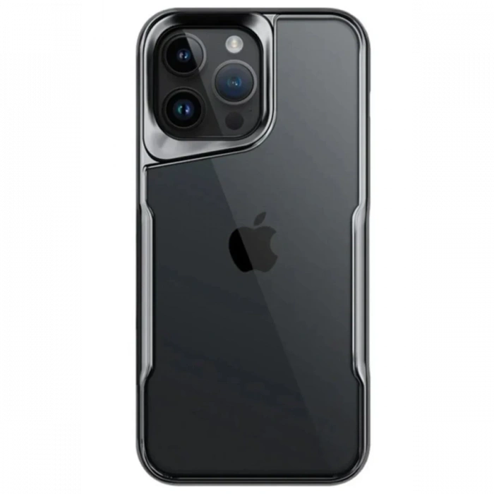 Apple iPhone 15 Pro Max Uyumlu Kılıf Boyi Silikon Kapak - Titan Gri