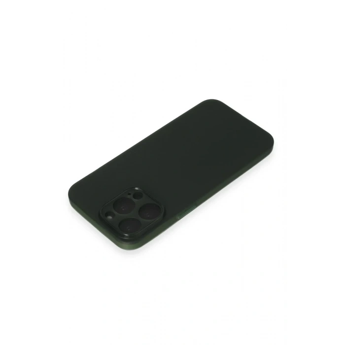 Apple iPhone 15 Pro Max Uyumlu Kılıf Puma Silikon - Yeşil