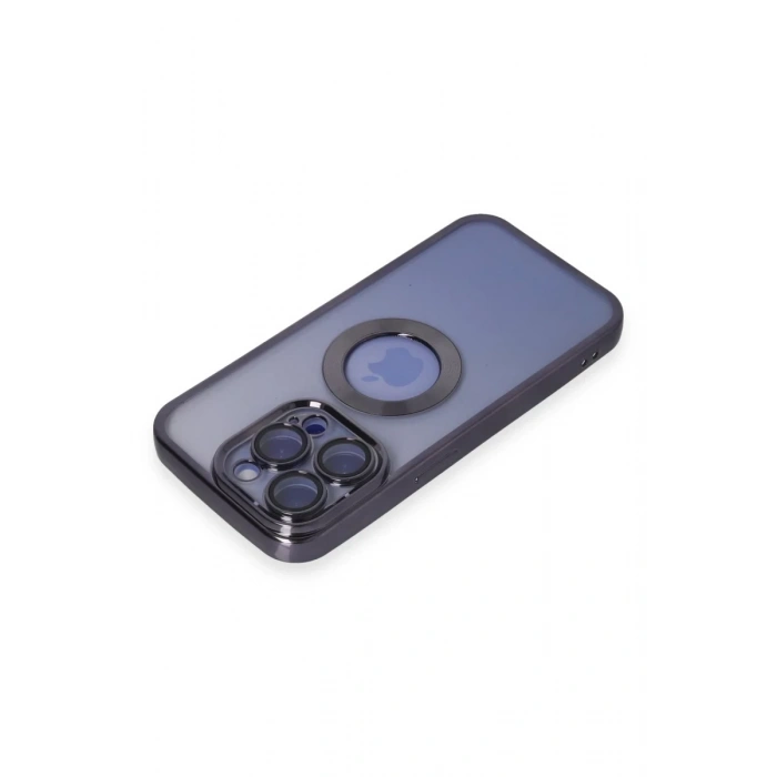Apple iPhone 15 Pro Max Uyumlu Kılıf Slot Silikon - Mor