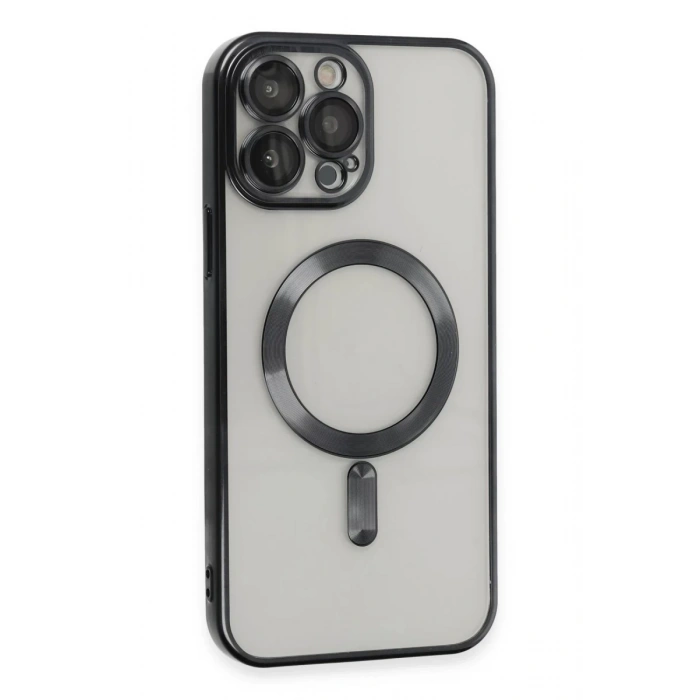 Apple iPhone 15 Pro Uyumlu Kılıf Kross Magneticsafe Kapak - Siyah