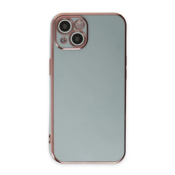 Apple iPhone 15 Uyumlu Kılıf Volet Silikon - Açık Yeşil
