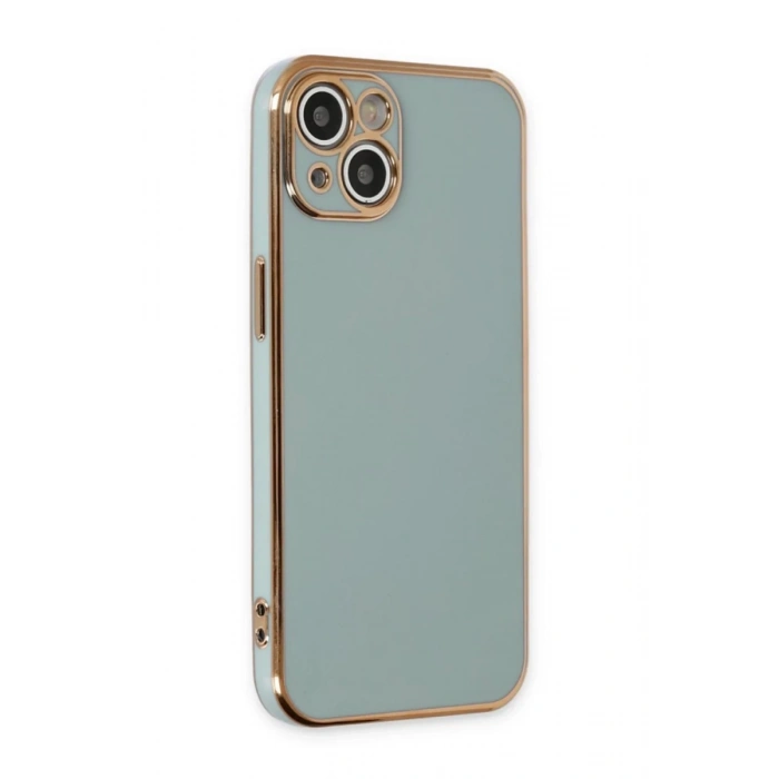 Apple iPhone 15 Uyumlu Kılıf Volet Silikon - Açık Yeşil