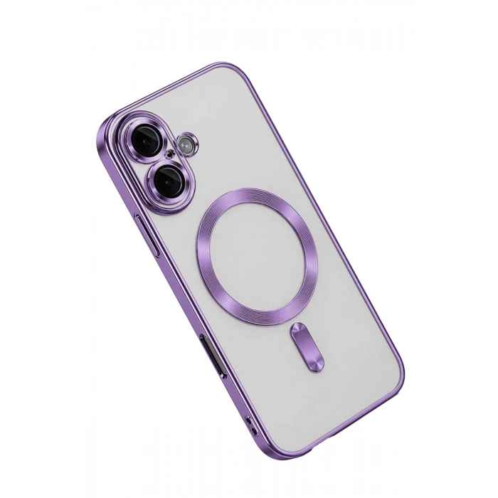 Apple iPhone 16 Kılıf Kross Magneticsafe Kapak - Mor
