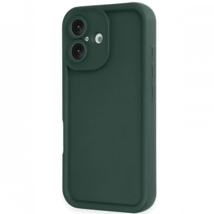 Apple iPhone 16 Kılıf Viera Silikon - Koyu Yeşil