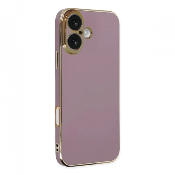 Apple iPhone 16 Kılıf Volet Silikon - Mor