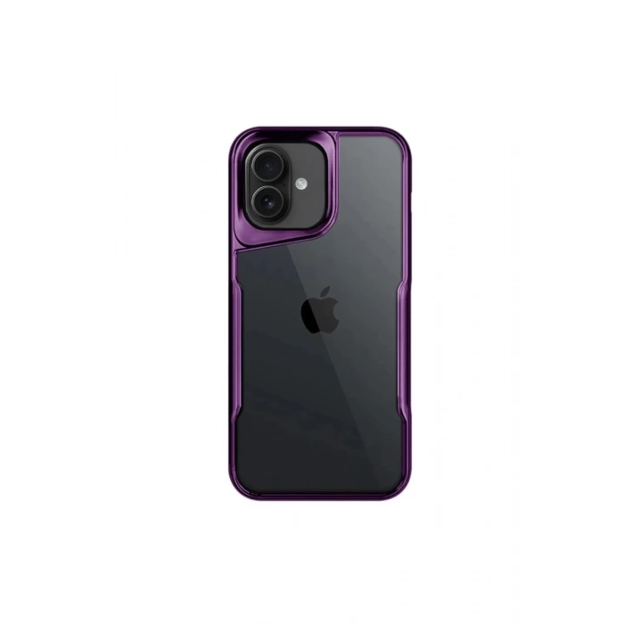 Apple iPhone 16 Plus Uyumlu Kılıf Boyi Silikon Kapak - Derin Mor