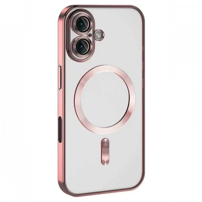 Apple iPhone 16 Plus Uyumlu Kılıf Kross Magneticsafe Kapak - Pembe