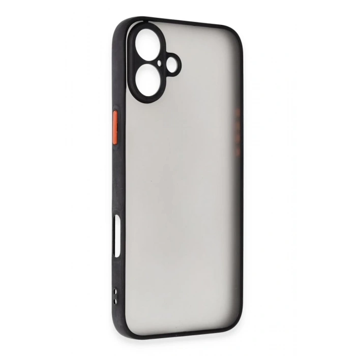Apple iPhone 16 Plus Uyumlu Kılıf Montreal Silikon Kapak - Siyah