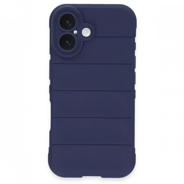 Apple iPhone 16 Plus Uyumlu Kılıf Optimum Silikon - Lacivert