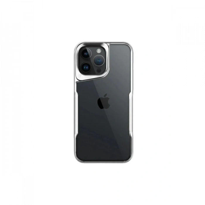 Apple iPhone 16 Pro Max Uyumlu Kılıf Boyi Silikon Kapak - Gümüş