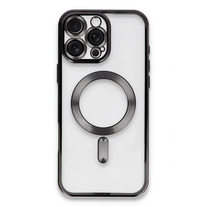 Apple iPhone 16 Pro Max Uyumlu Kılıf Kross Magneticsafe Kapak - Siyah