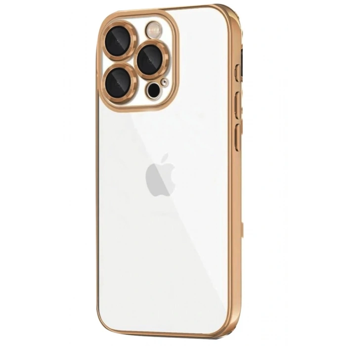 Apple iPhone 16 Pro Max Uyumlu Kılıf Lensli Silikon - Desert