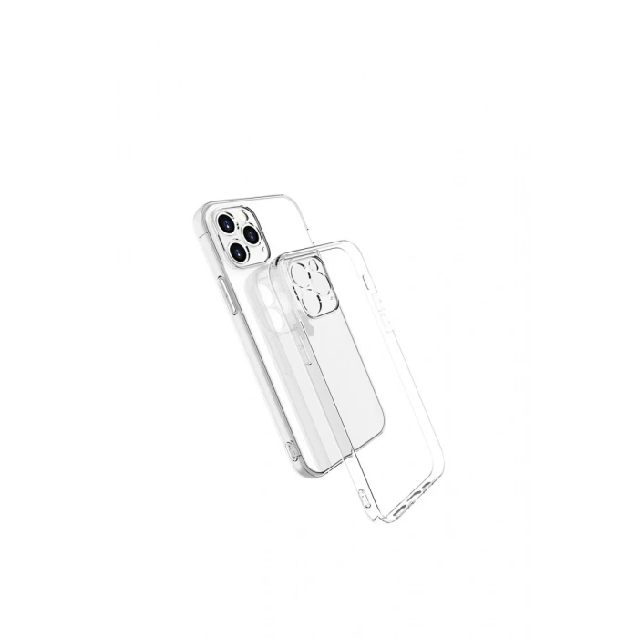 Apple iPhone 16 Pro Max Uyumlu Kılıf Lüx Şeffaf Silikon
