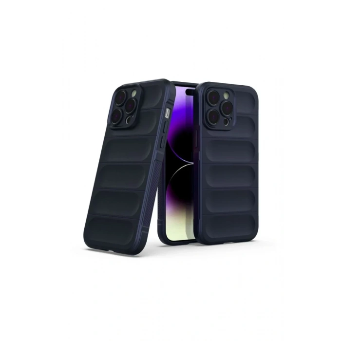 Apple iPhone 16 Pro Max Uyumlu Kılıf Optimum Silikon - Lacivert