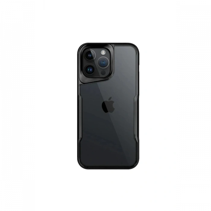 Apple iPhone 16 Pro Uyumlu Kılıf Boyi Silikon Kapak - Siyah
