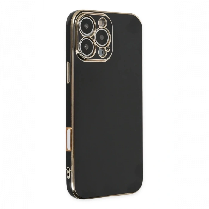 Apple iPhone 16 Pro Uyumlu Kılıf Volet Silikon - Siyah