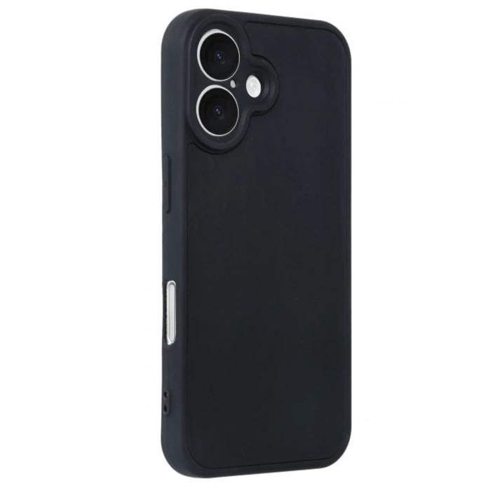 Apple iPhone 16 Uyumlu Kılıf Aras Deri Kapak - Siyah