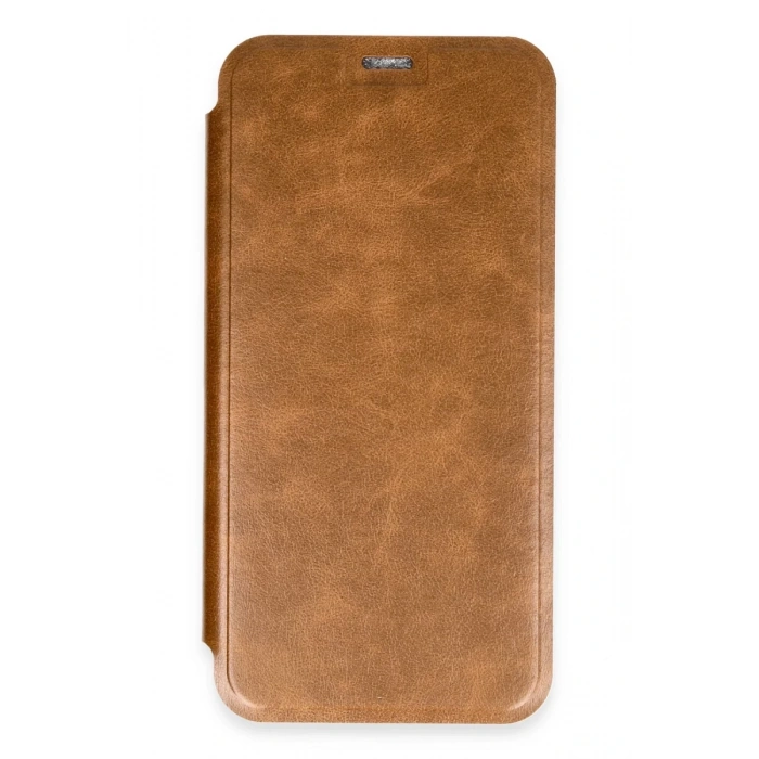 Apple iPhone 16 Uyumlu Kılıf Flip Cover - Taba