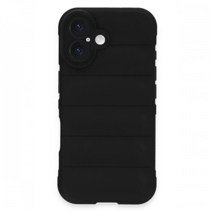 Apple iPhone 16 Uyumlu Kılıf Optimum Silikon - Siyah
