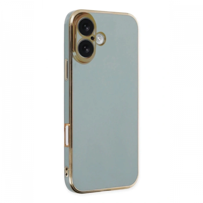 Apple iPhone 16 Uyumlu Kılıf Volet Silikon - Açık Yeşil