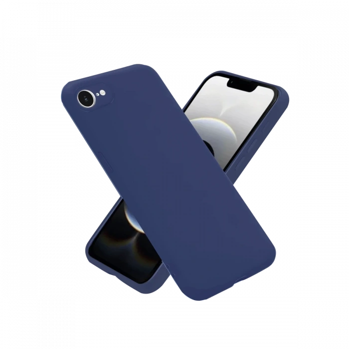 Apple iPhone 16E Uyumlu Kılıf First Silikon - Lacivert