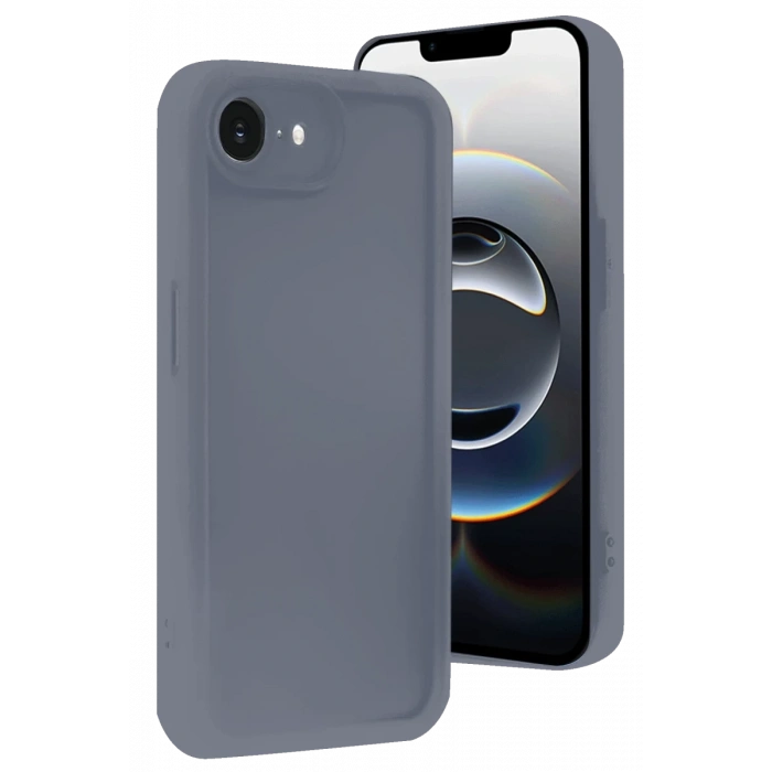 Apple iPhone 16E Uyumlu Kılıf Viera Silikon - Gri