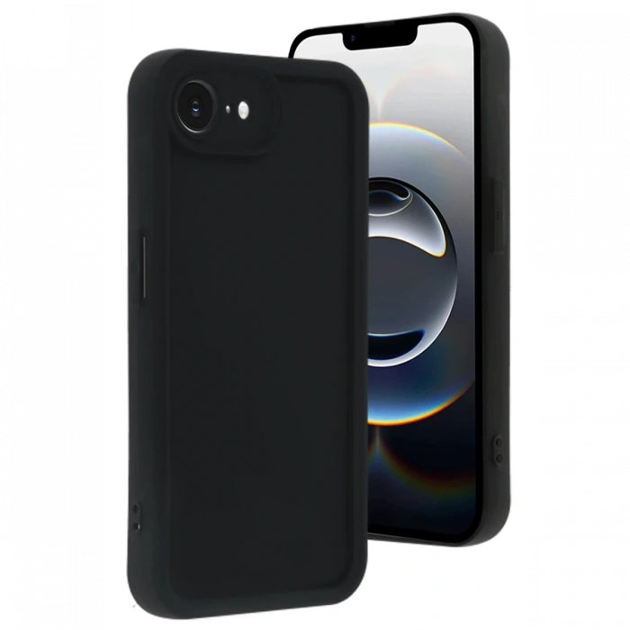 Apple iPhone 16E Uyumlu Kılıf Viera Silikon - Siyah