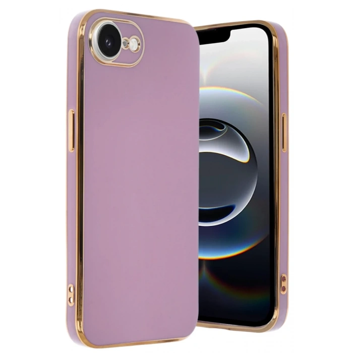 Apple iPhone 16E Uyumlu Kılıf Volet Silikon - Mor